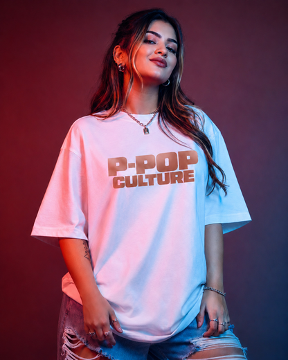 P-POP Culture Oversized Tee