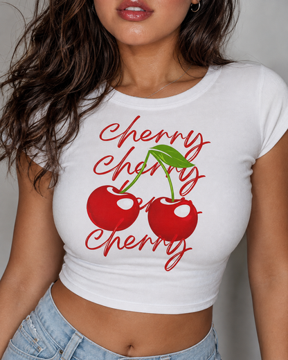 Cherry Crop Top