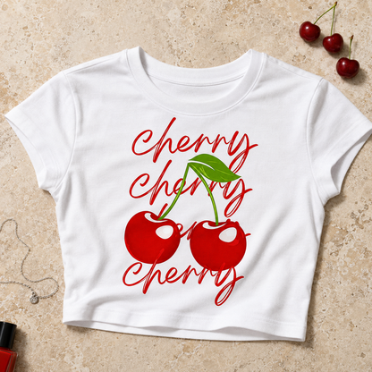 Cherry Crop Top