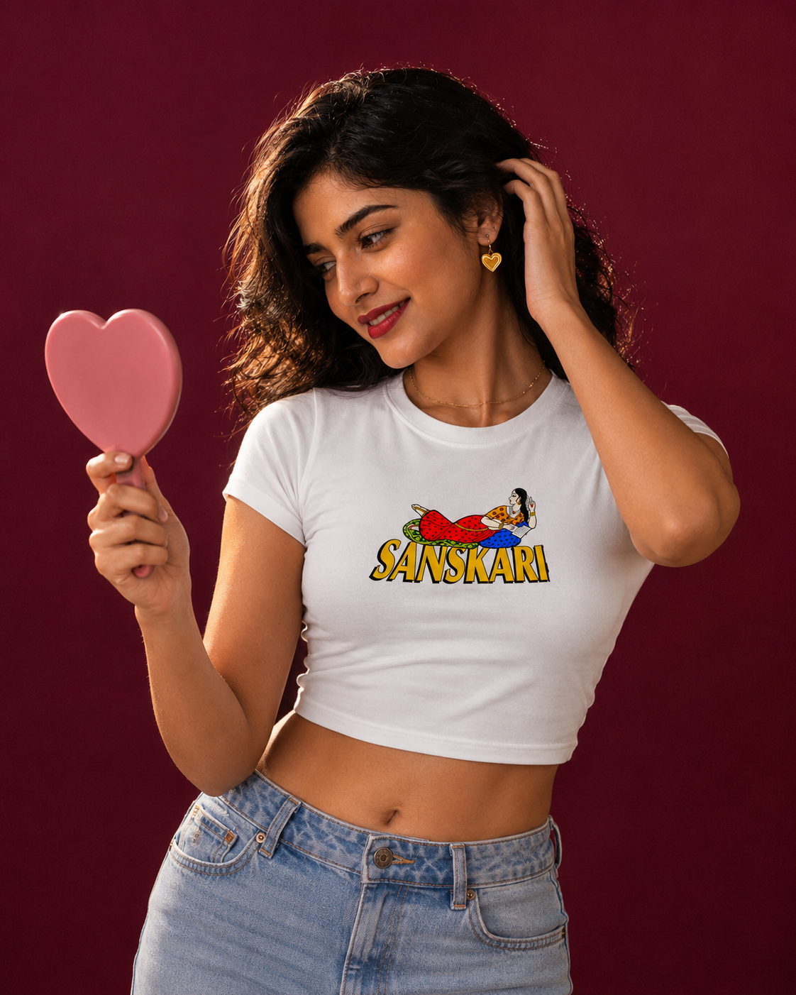 Sanskari Crop Top