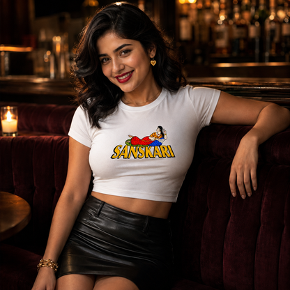 Sanskari Crop Top