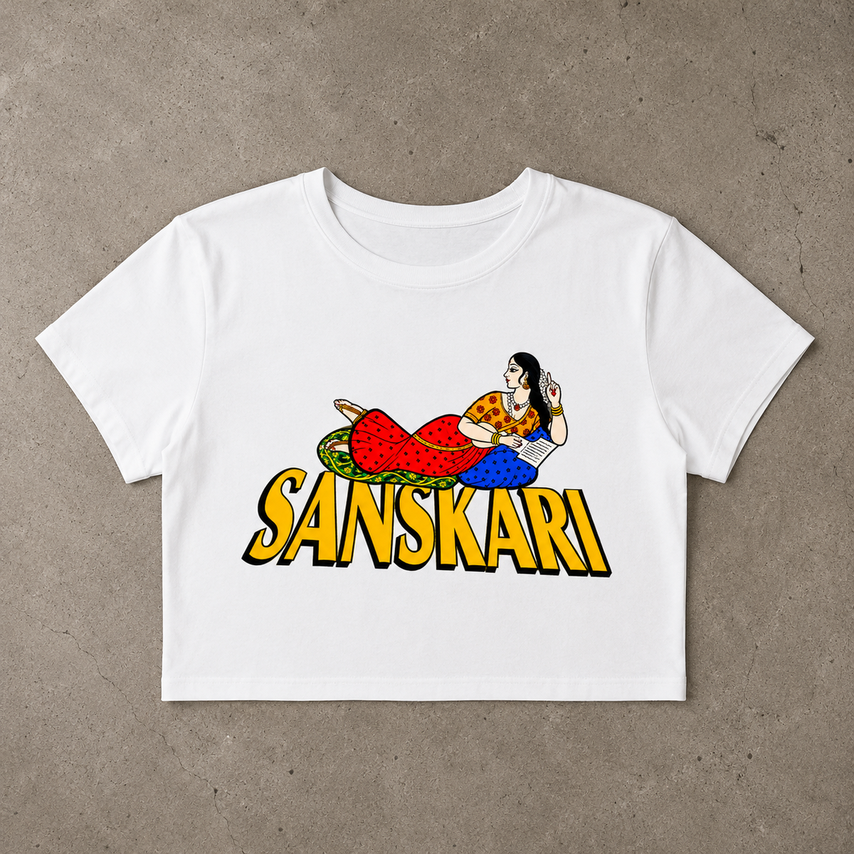 Sanskari Crop Top