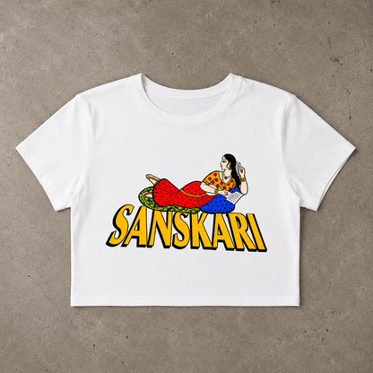 Sanskari Crop Top