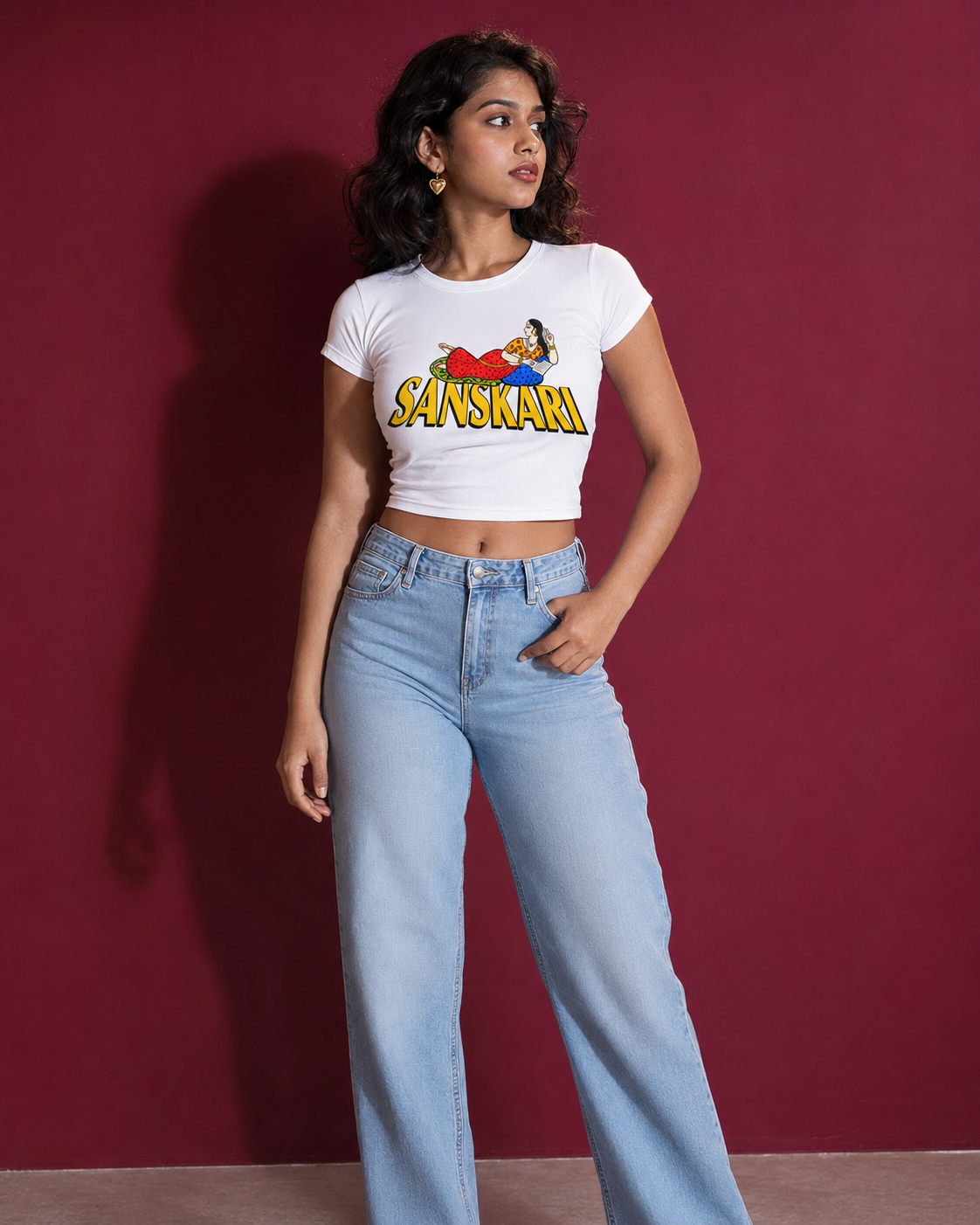 Sanskari Crop Top