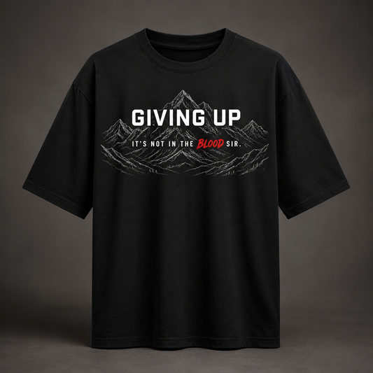 Never Give Up | Oversized Tee
