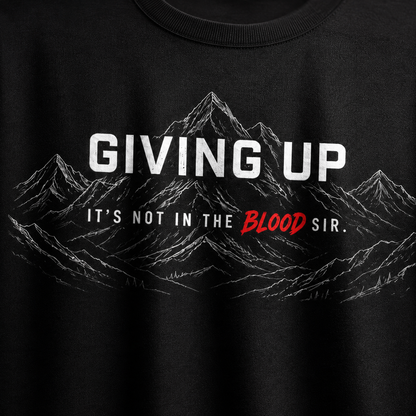 Never Give Up | Oversized Tee