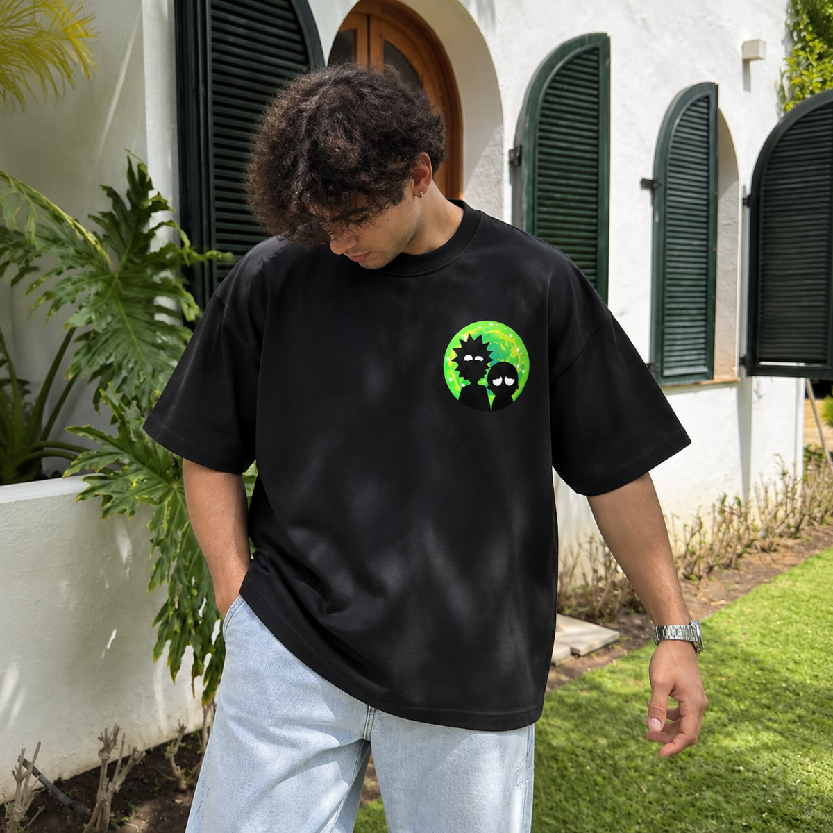 Rick and Morty Oversized T-Shirt