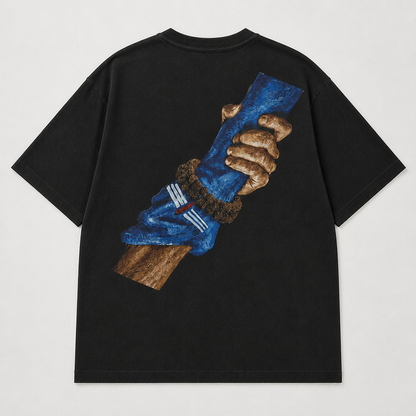 Shiva Holding Hand Oversized Tee
