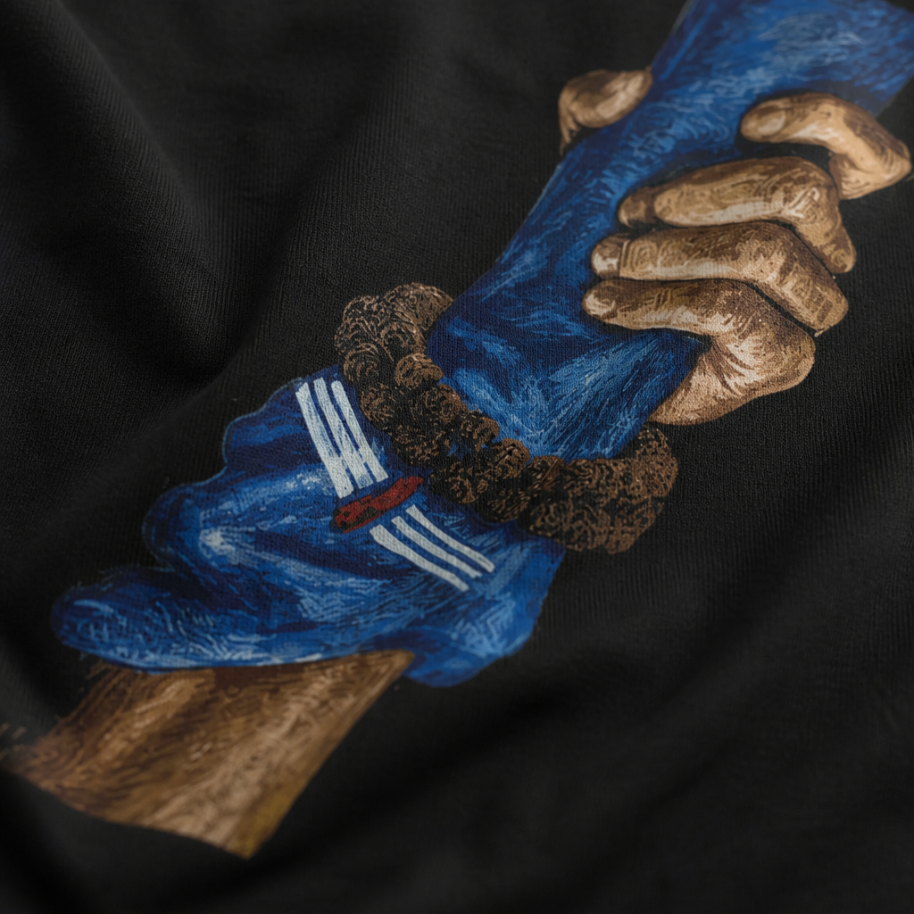 Shiva Holding Hand Oversized Tee