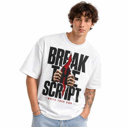 Break Script Oversized T-Shirt