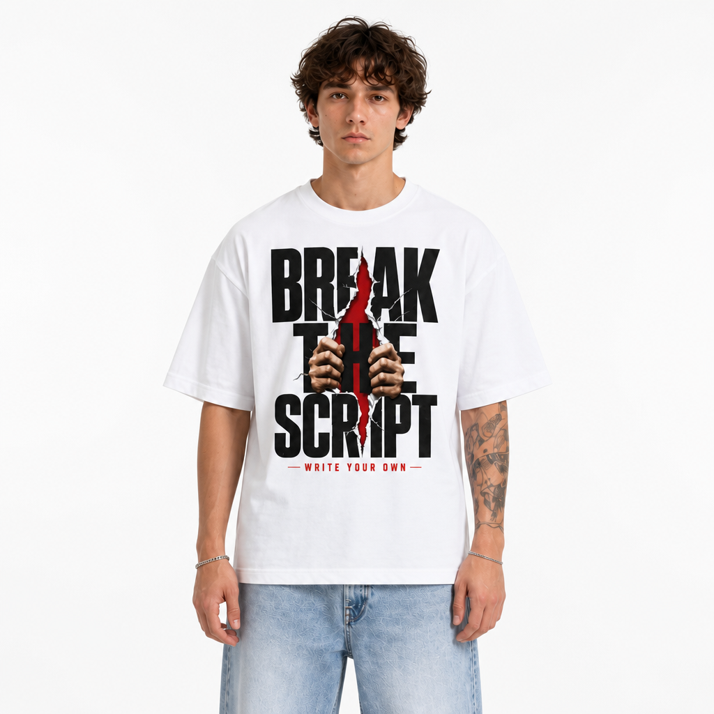 Break Script Oversized T-Shirt