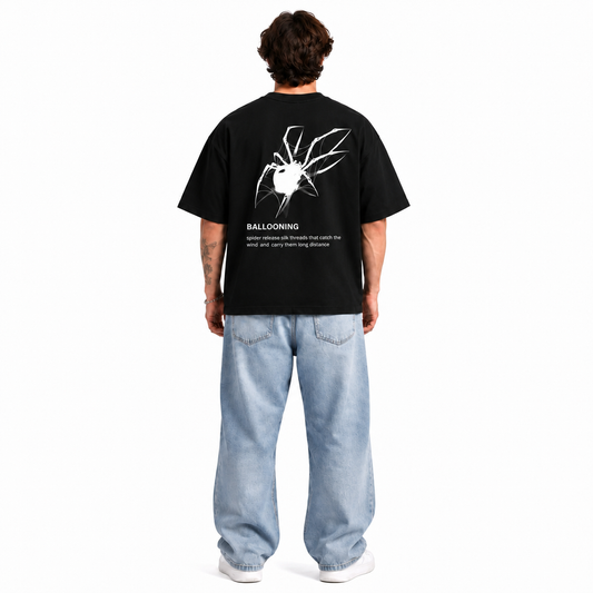 Spider Web Oversized T-Shirt