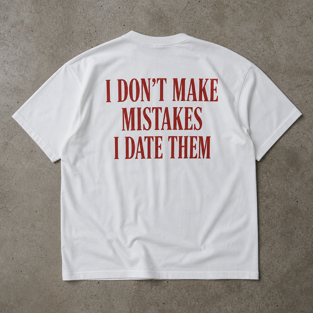 I Dont Make Mistakes | Oversized T-shirt