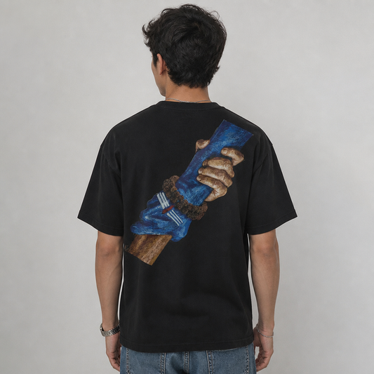 Shiva Holding Hand Oversized Tee