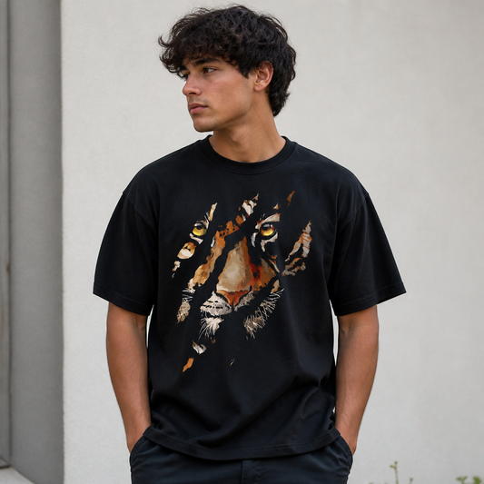 No Fear Tiger | Oversized Tee
