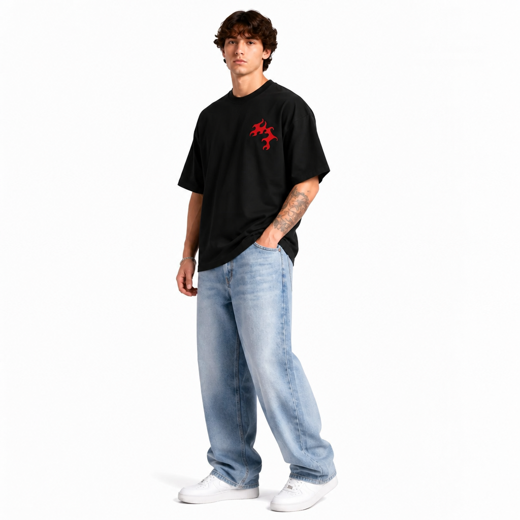 Flame Oversized T-Shirt