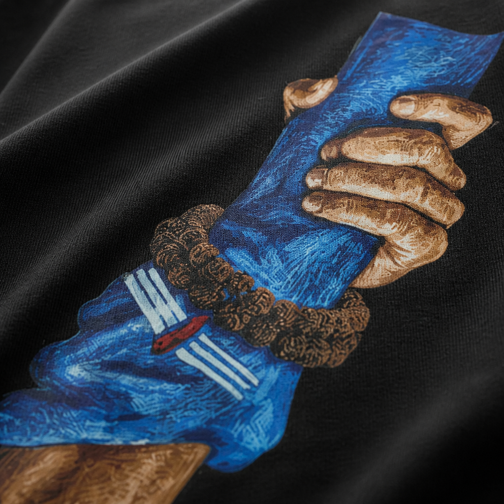 Shiva Holding Hand Oversized Tee
