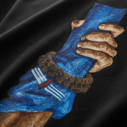 Shiva Holding Hand Oversized Tee
