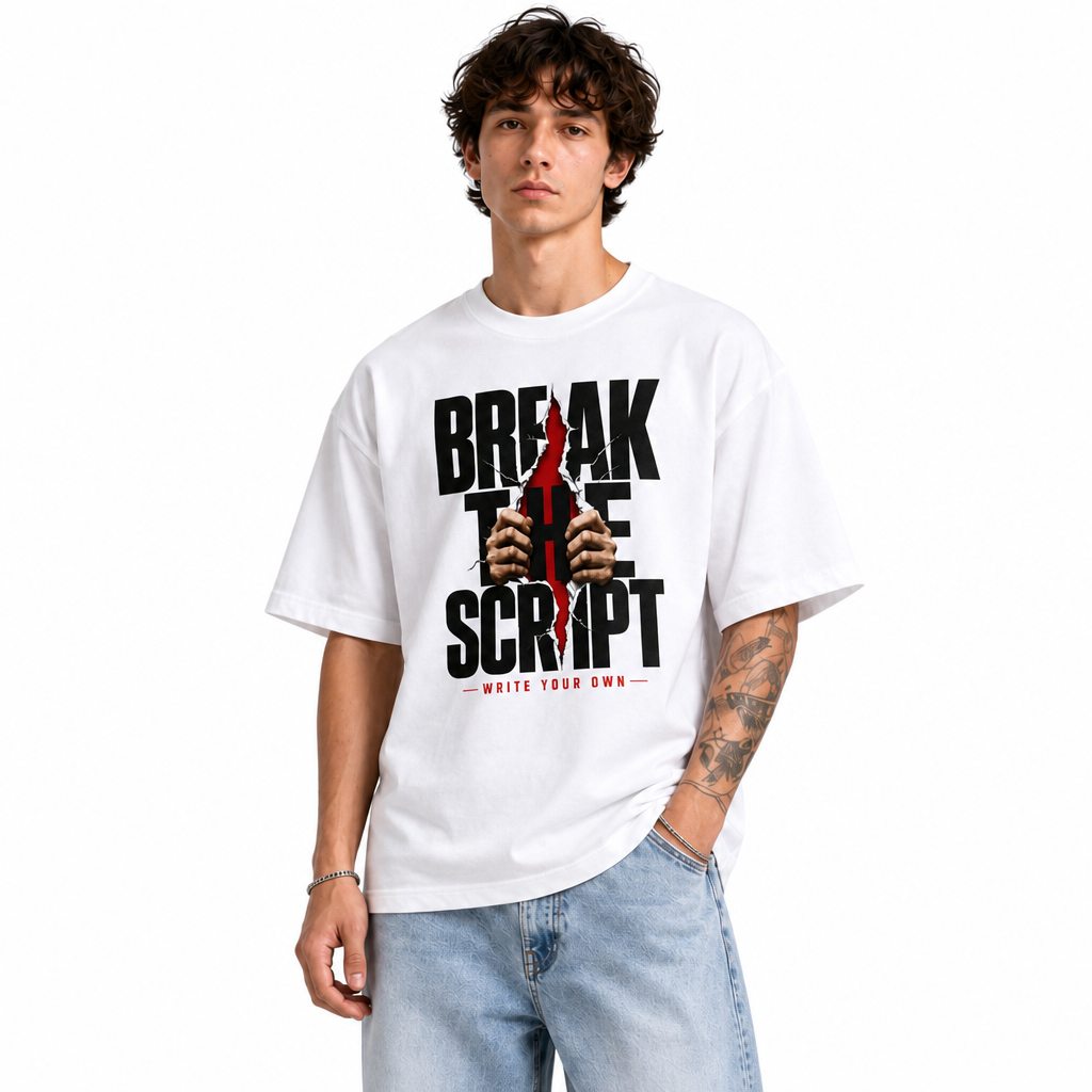 Break Script Oversized T-Shirt
