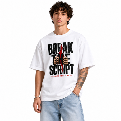 Break Script Oversized T-Shirt