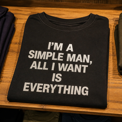 I Want Everything | Oversized T-shirt