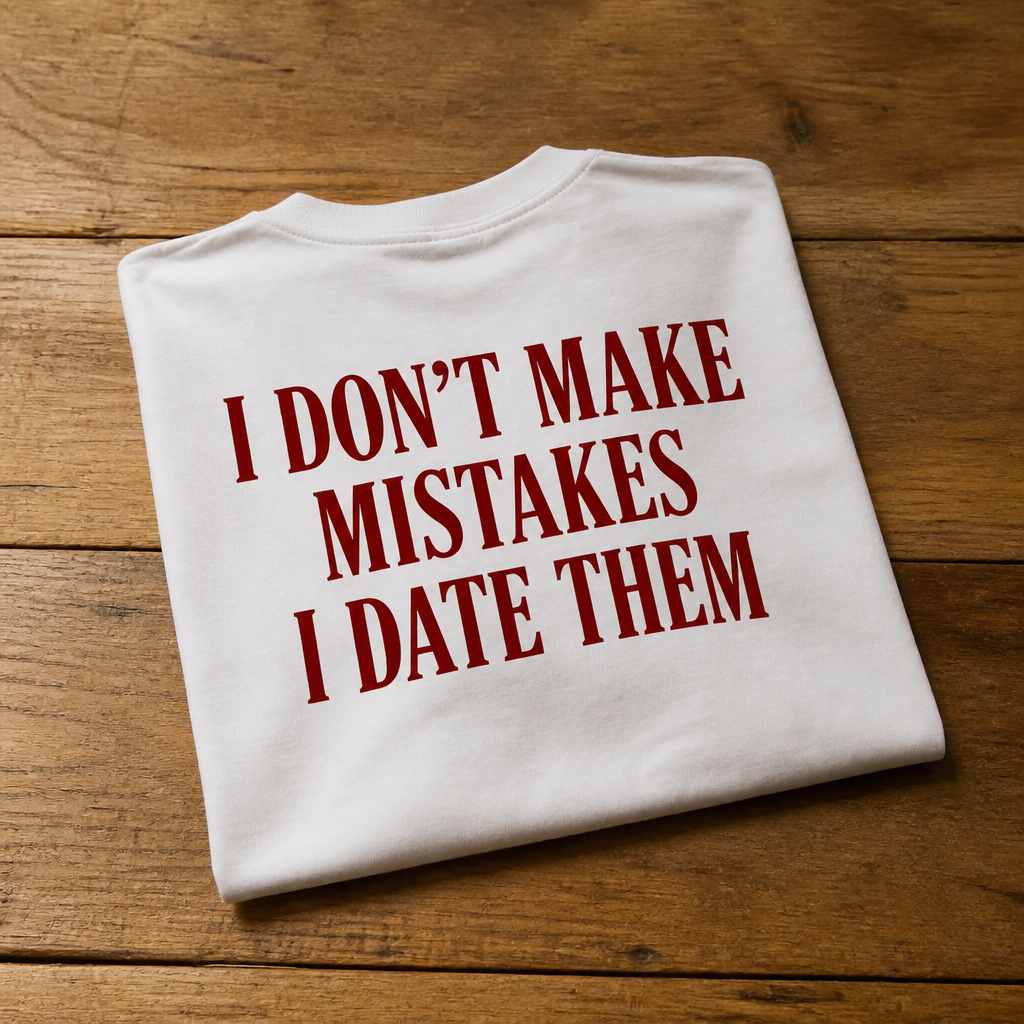 I Dont Make Mistakes | Oversized T-shirt