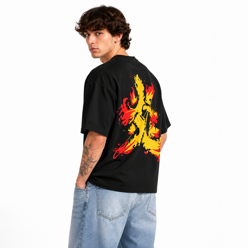 Flame Oversized T-Shirt
