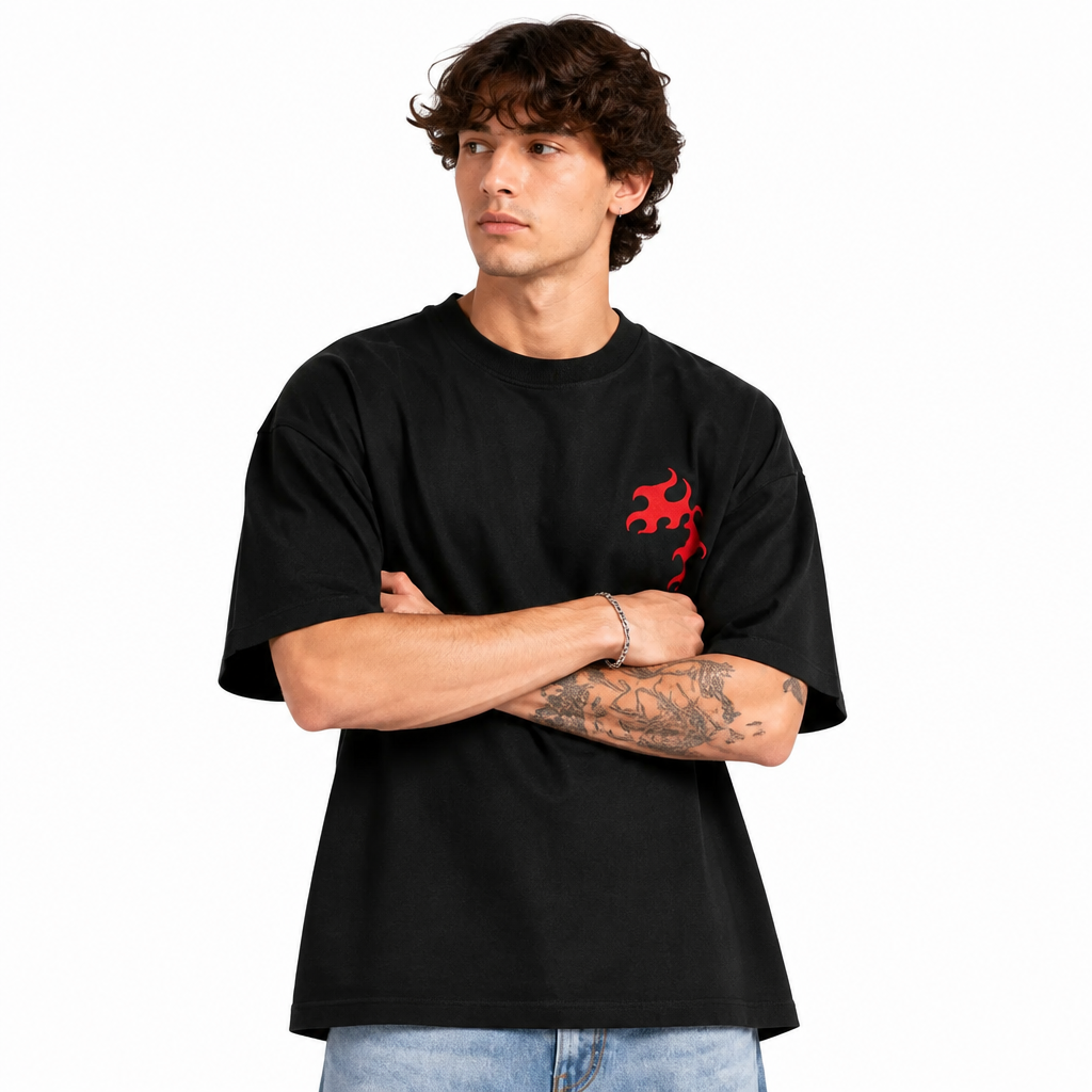 Flame Oversized T-Shirt