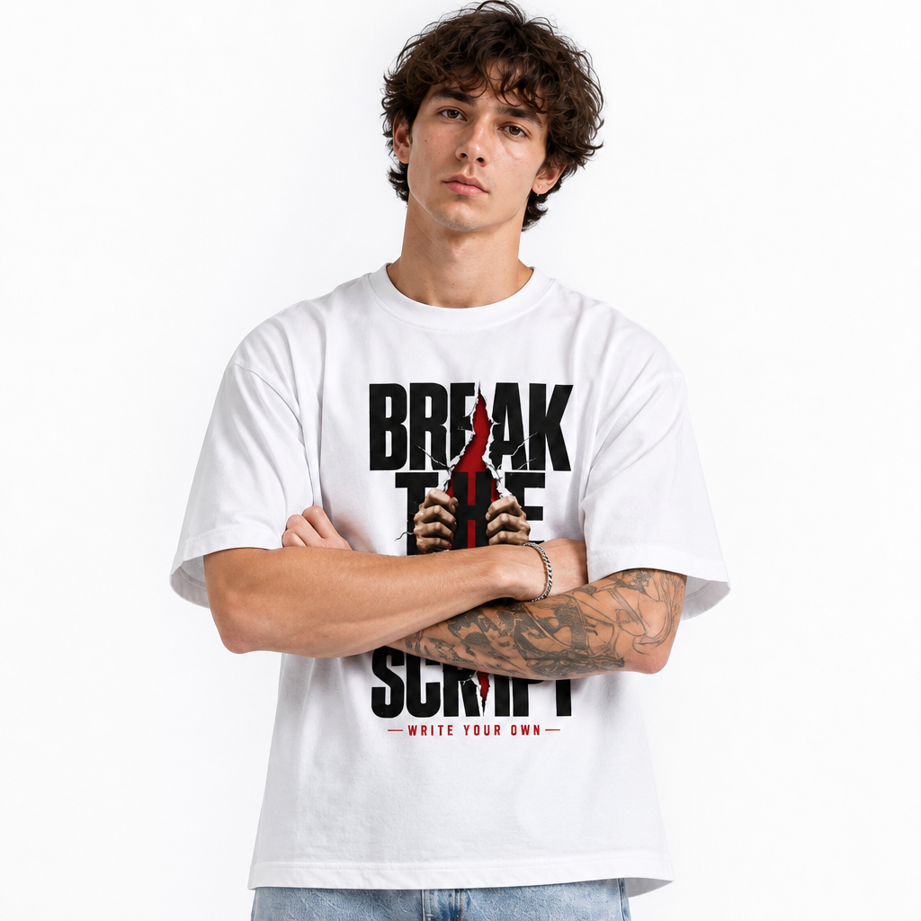 Break Script Oversized T-Shirt