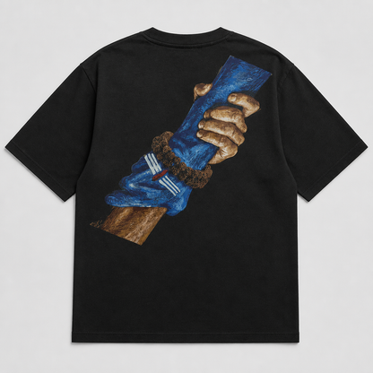 Shiva Holding Hand Oversized Tee
