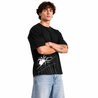 Spider Web Oversized T-Shirt