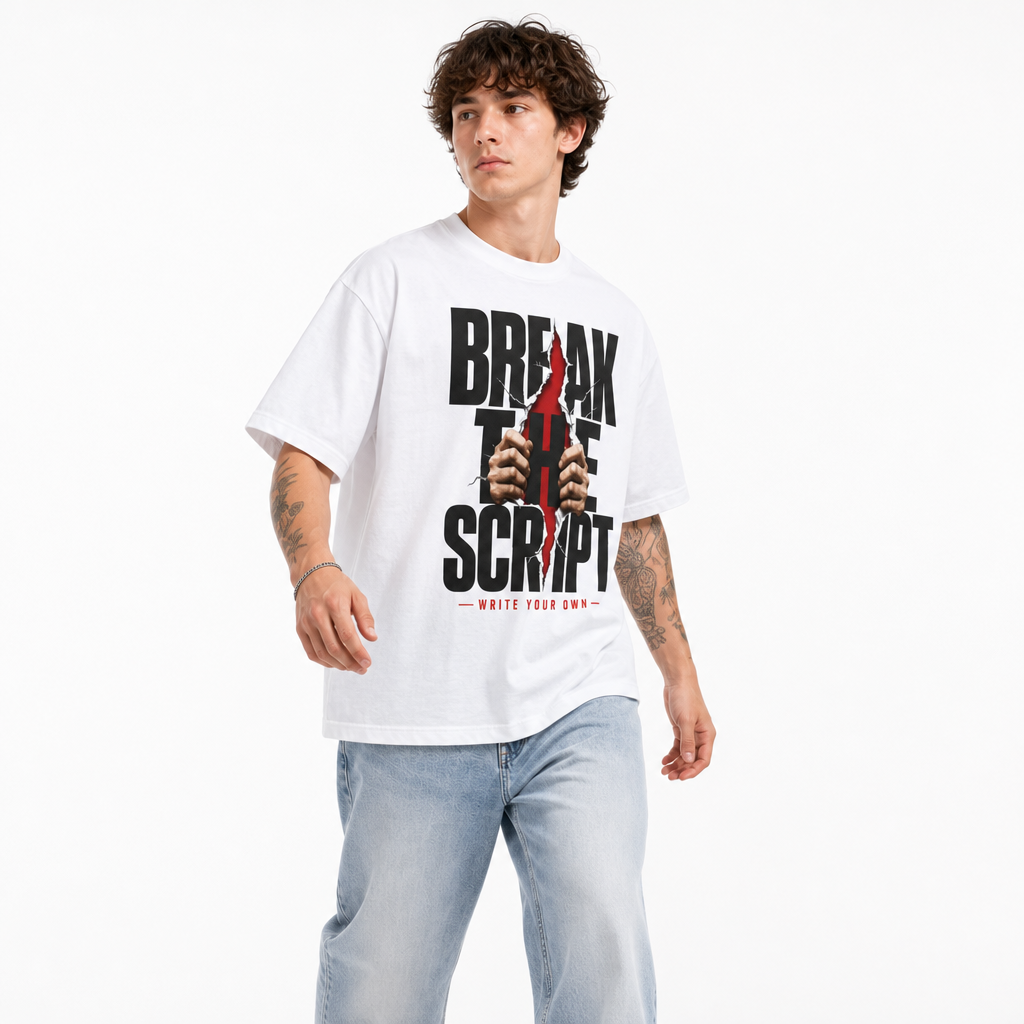Break Script Oversized T-Shirt