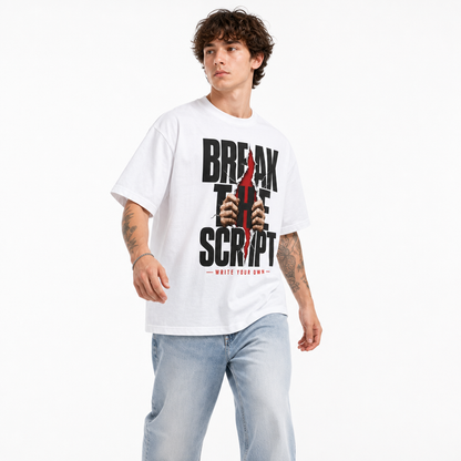 Break Script Oversized T-Shirt