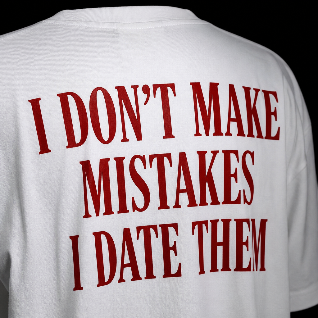 I Dont Make Mistakes | Oversized T-shirt