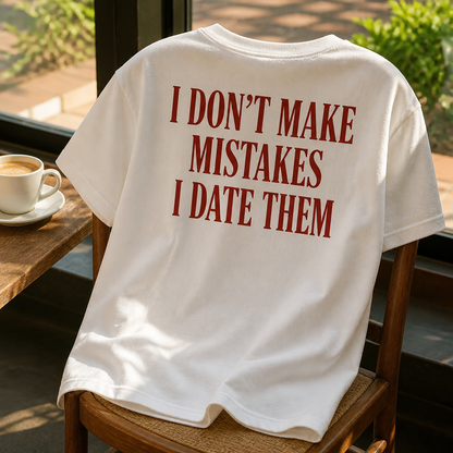 I Dont Make Mistakes | Oversized T-shirt