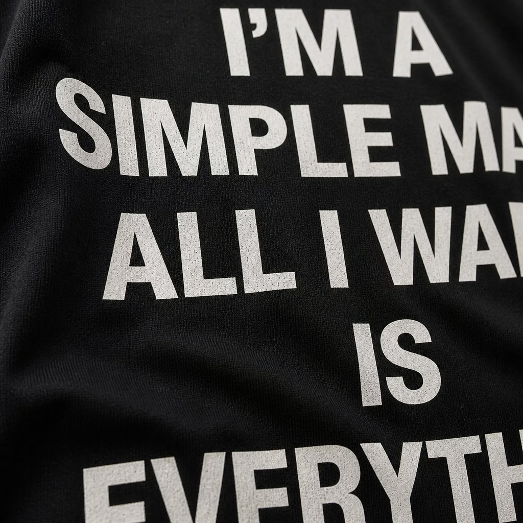 I Want Everything | Oversized T-shirt