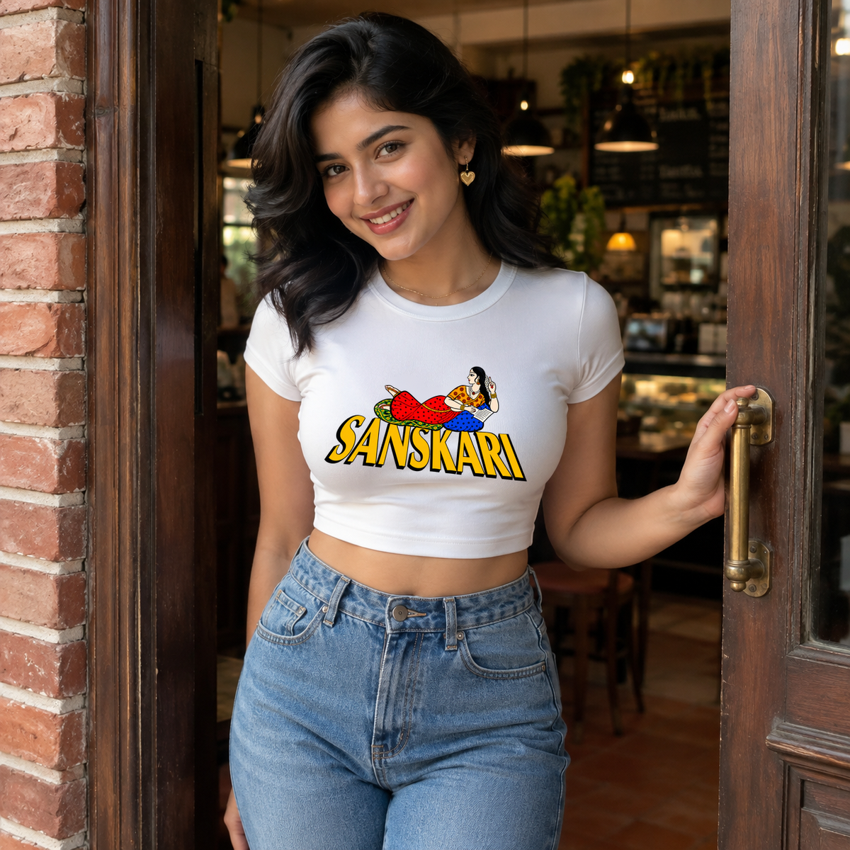 Sanskari Crop Top